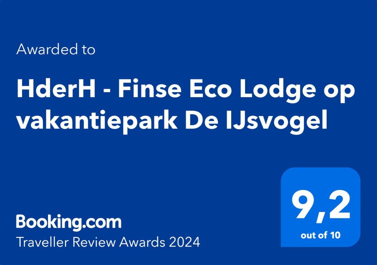 Hderh - Eco Lodge Op Vakantiepark De Ijsvogel, Zwembaden, Kids Fun, Natuur En Rust 福尔特赫伊曾 外观 照片